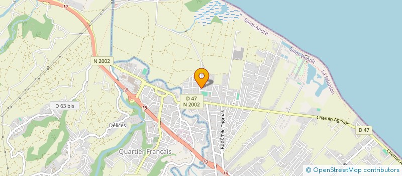 localisation de l'entreprise KT MEDIA  SAINT-ANDRE