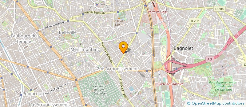 localisation de l'entreprise KT SERVICES à PARIS