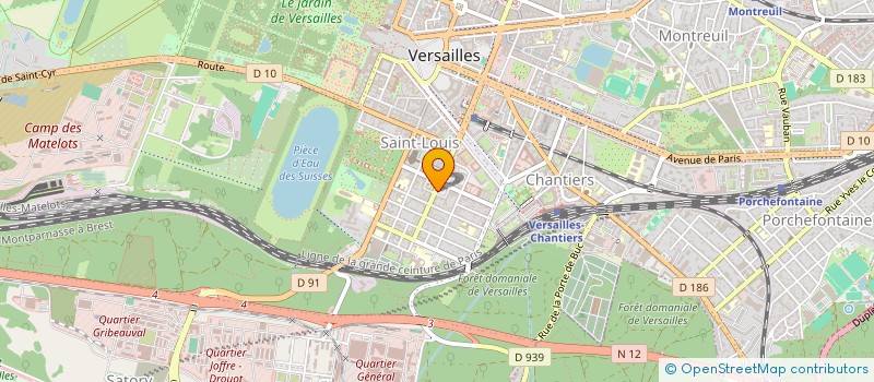 localisation de l'entreprise KT2L à VERSAILLES