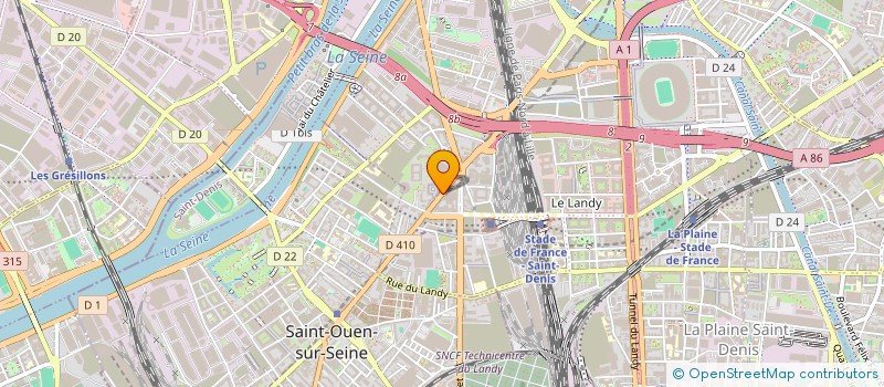 localisation de l'entreprise KTA à SAINT-DENIS