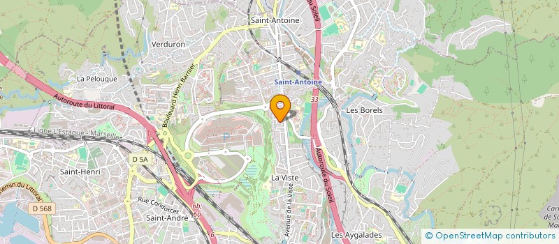 localisation de l'entreprise KTA TRANSPORT à MARSEILLE