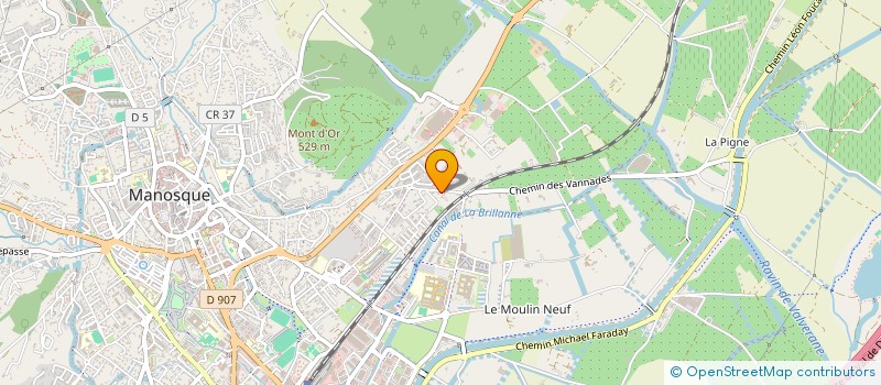 localisation de l'entreprise KTALIS à MANOSQUE