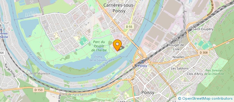 localisation de l'entreprise KTARI TRANSPORT  CARRIERES-SOUS-POISSY