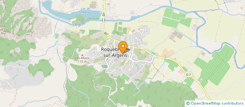 localisation de l'entreprise KTB ET ASSOCIES à ROQUEBRUNE-SUR-ARGENS
