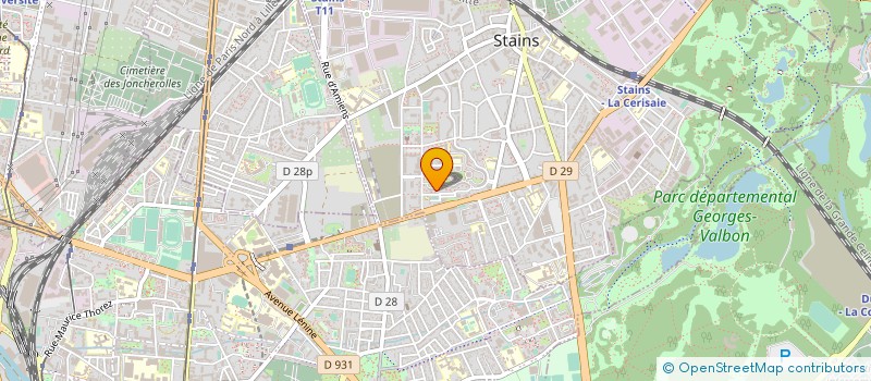 localisation de l'entreprise KTC SERVICES à STAINS