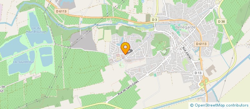 localisation de l'entreprise KTE  BELLEGARDE