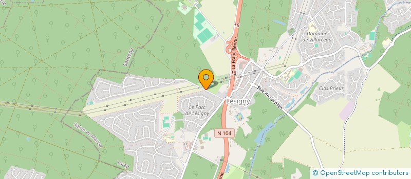 localisation de l'entreprise KTE CONSEIL  LESIGNY