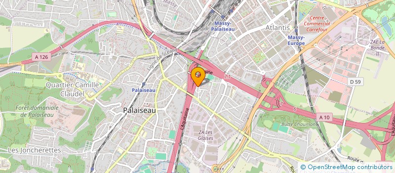 localisation de l'entreprise KTECH  PALAISEAU