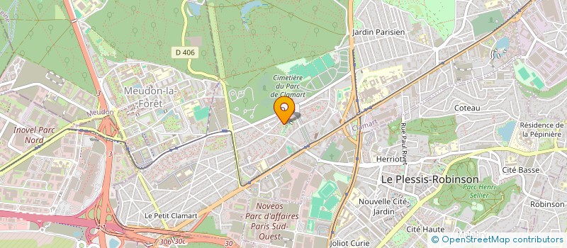 localisation de l'entreprise KTEEX à CLAMART