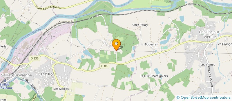 localisation de l'entreprise KTF  SAILLAT-SUR-VIENNE