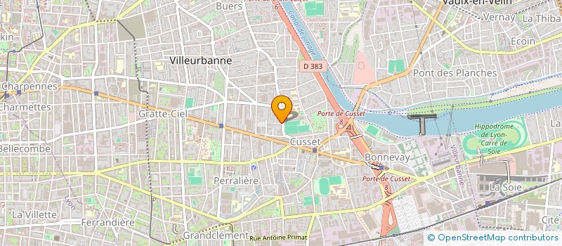 localisation de l'entreprise KTF CORP  VILLEURBANNE