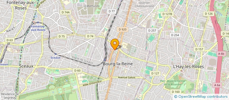 localisation de l'entreprise KTG IT CONSULTING à BOURG-LA-REINE