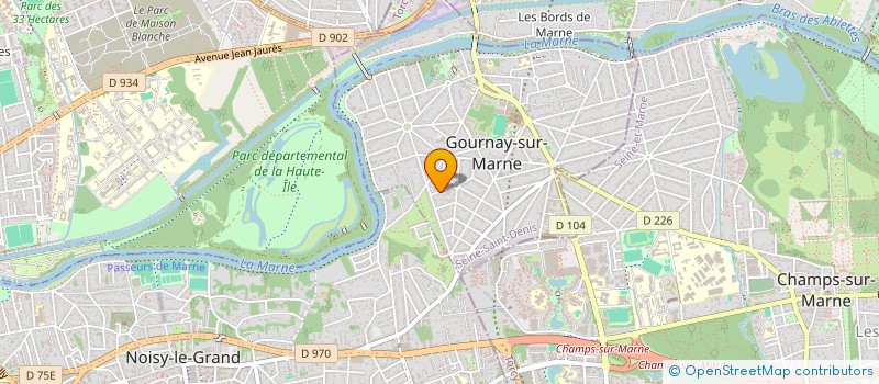 localisation de l'entreprise KTH  GOURNAY-SUR-MARNE