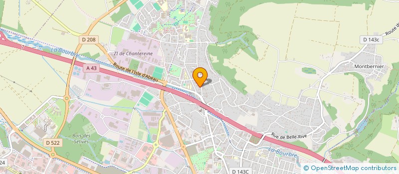 localisation de l'entreprise KTI à BOURGOIN-JALLIEU
