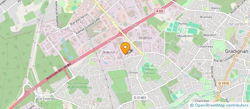 localisation de l'entreprise KTIMMO  GRADIGNAN