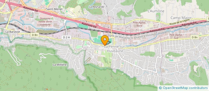 localisation de l'entreprise KTKONSULTING  LA PENNE-SUR-HUVEAUNE