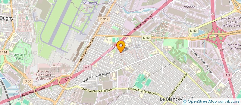 localisation de l'entreprise KTL KENZOS TRANSPORT LOGISTIQUE à LE BLANC-MESNIL