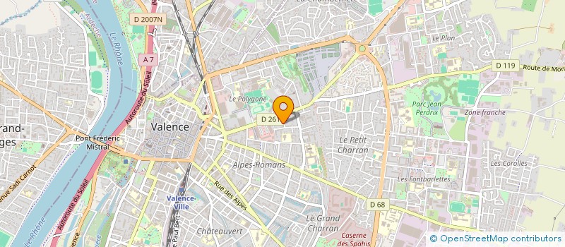 localisation de l'entreprise KTM OPTIQUE  VALENCE