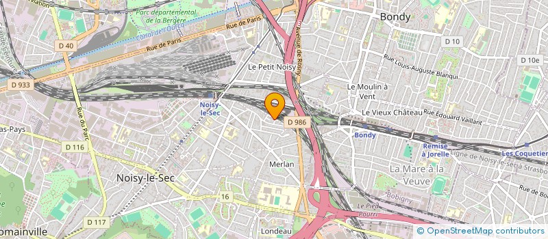 localisation de l'entreprise KTN AUTO à NOISY-LE-SEC