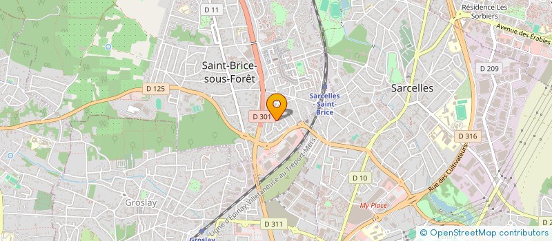 localisation de l'entreprise KTO  SAINT-BRICE-SOUS-FORET