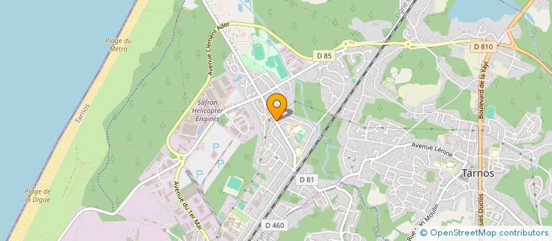 localisation de l'entreprise KTP à TARNOS