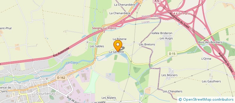 localisation de l'entreprise KTR  COURTENAY