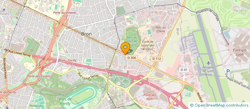 localisation de l'entreprise KTR LOCATION à BRON