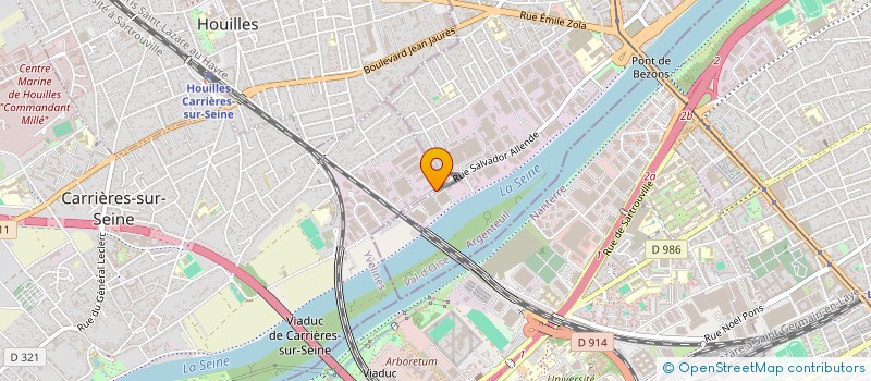 localisation de l'entreprise KTR PRO à CARRIERES-SUR-SEINE