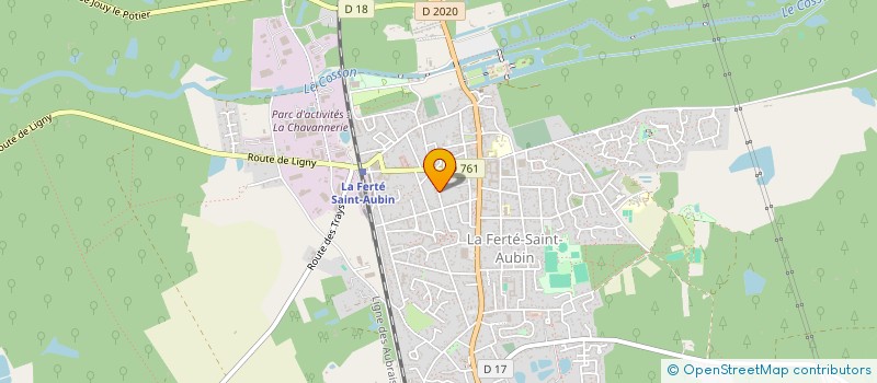 localisation de l'entreprise KTRAC à LA FERTE-SAINT-AUBIN