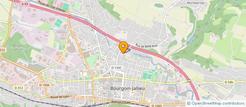 localisation de l'entreprise KTREM à BOURGOIN-JALLIEU