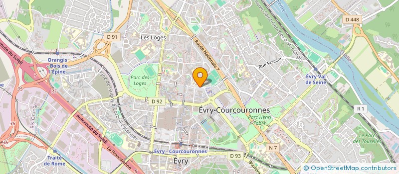 localisation de l'entreprise KTS DIFFUSION à EVRY-COURCOURONNES