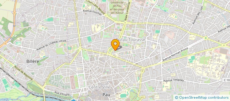 localisation de l'entreprise KTS ORGANISATION à PAU