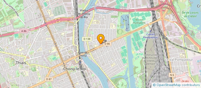 localisation de l'entreprise KTS TRANSPORT  CHOISY-LE-ROI