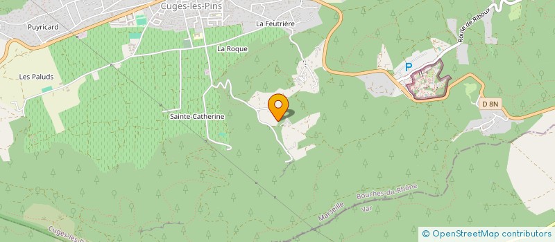 localisation de l'entreprise KTY & LTI  CUGES LES PINS