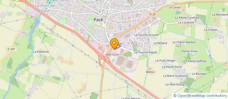localisation de l'entreprise KTY RENNES à PACE