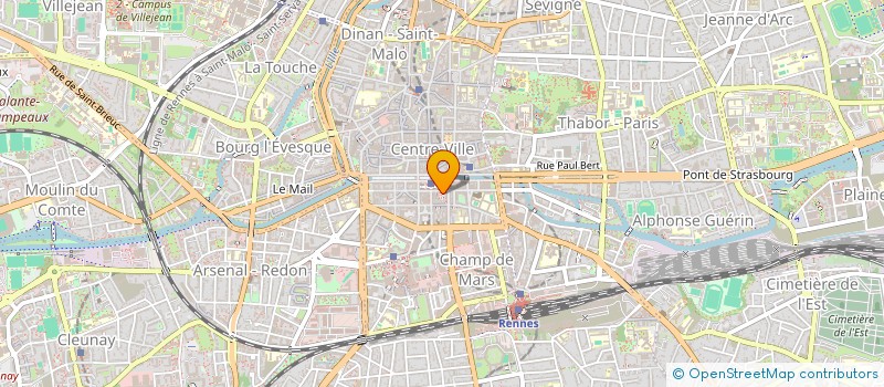 localisation de l'entreprise KU RENNES 1  RENNES