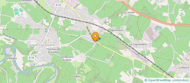 localisation de l'entreprise KUALA  LA HAIE-FOUASSIERE