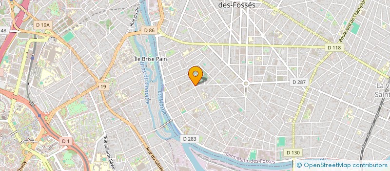 localisation de l'entreprise KUB  SAINT-MAUR-DES-FOSSES