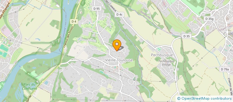 localisation de l'entreprise KUB'IMMO  VIEILLE-TOULOUSE