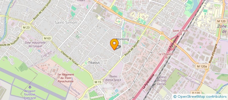 localisation de l'entreprise KUB'INVEST à TOULOUSE