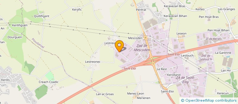 localisation de l'entreprise KUB KOM  PLOUDANIEL