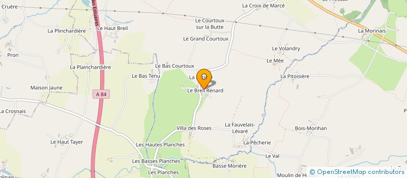 localisation de l'entreprise KUB PIECES AUTO  SAINT-GERMAIN-EN-COGLES