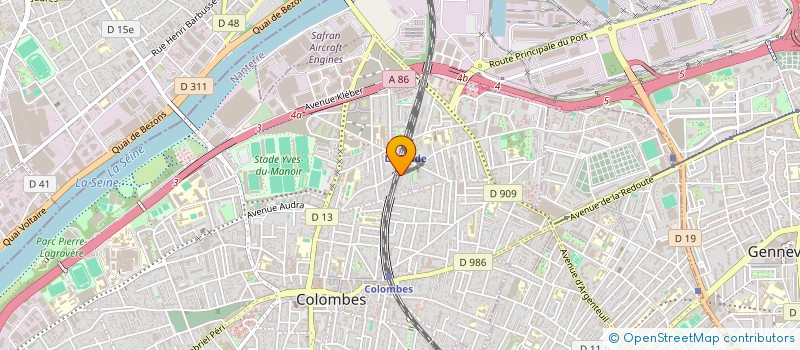 localisation de l'entreprise KUBB DESIGN & BUILD à COLOMBES