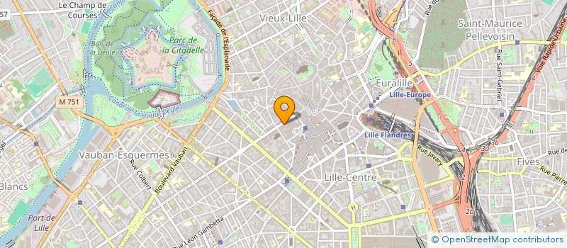 localisation de l'entreprise KUBE à LILLE