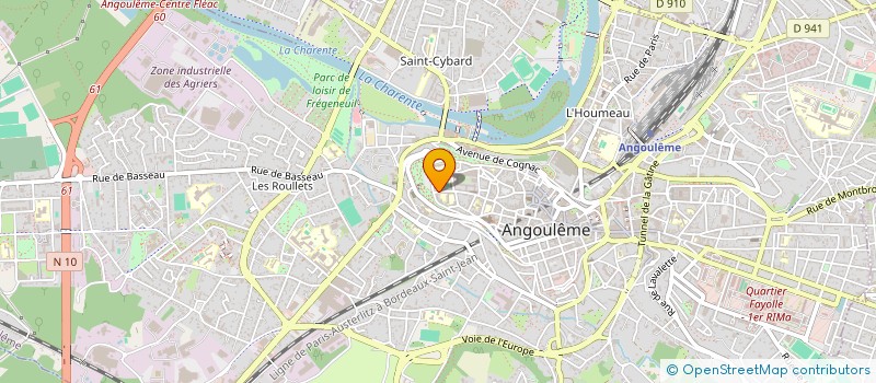 localisation de l'entreprise KUBE AMENAGEMENT  ANGOULEME
