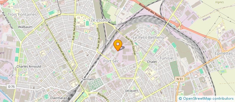 localisation de l'entreprise KUBE PROMOTION & CONSTRUCTION à REIMS