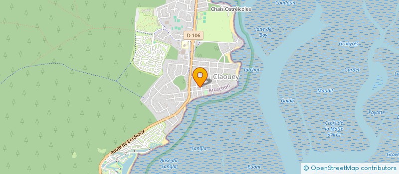 localisation de l'entreprise KUBE VERT  LEGE-CAP-FERRET