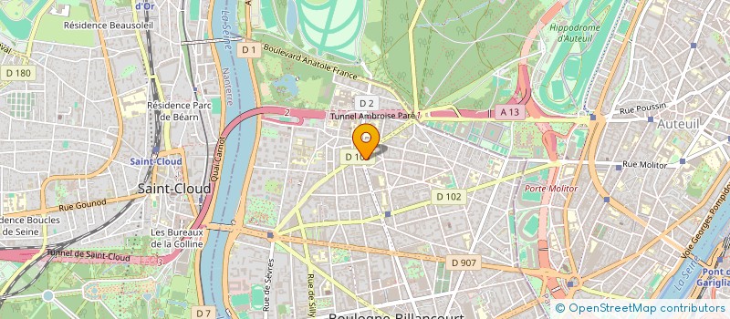 localisation de l'entreprise KUBERNESIS  BOULOGNE-BILLANCOURT