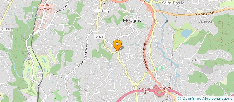 localisation de l'entreprise KUBERTA à MOUGINS