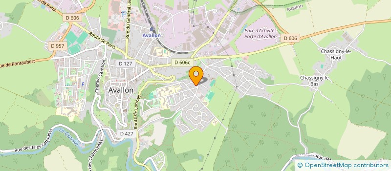 localisation de l'entreprise KUBIAK à AVALLON